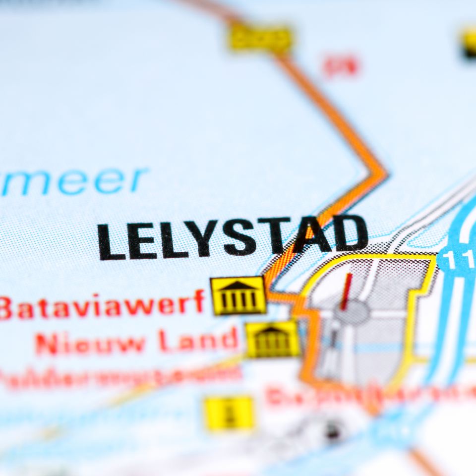 Lelystad kaart